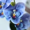 Planta de Orquídea Phalaenopsis Artificial en Maceta Producto Terminado para Decoración de Hogar, Sala de Estar, Boda, Ramo de Mano, Flor Artificial, Accesorio de Fotografía, Decoración del Hogar