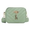 Bolso Casual para Mujer Bolso de Mujer 2024 Nuevo Color Sólido Prisma Un Solo Hombro Cruzado Pequeño Bolso Cuadrado Casual Correa Ancha para el Hombro Estilo Occidental