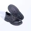Zapatos para Niños al por Mayor 2026 Temporada Escolar Nuevos Productos Zapatos Escolares para Niños Africanos Zapatos de Cuero Negro Mate Zapatos para Escenario de Rendimiento