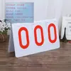 Marcador juego de baloncesto placa de matrícula placa de matrícula personalizada fabricante venta directa billar plástico ecológico PVC