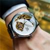 Relógio mecânico automático masculino SEWOR relógio masculino Tourbillon vazado luminoso à prova d'água business retrô relógio masculino
