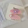 Lindo Dibujo Animado Floral Pinza de Pato Rosa Pasador Dulce Pinza para Flequillo Adorno para la Cabeza de Niña Estilo Nuevo de Alta Gama