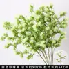 Plantas Verdes Flores Artificiales Hierba Aspargo Colgante Decoración de Fondo de Arte Floral para Bodas Flores Falsas Estilo Bosque Escenario de Boda Arreglo Floral