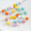 Cuentas sueltas irregulares de color caramelo, cuentas de carambola, cuentas perforadas, accesorios de cadena para teléfono móvil de aleación DIY