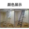 Escalera telescópica para ático, plegable invisible, multifuncional, fácil de usar, escalera elevadora interior para villas dúplex