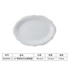 Comercio exterior nuevo encaje plato para comida occidental Personalizado Hotel plato en relieve restaurante Plato para pasta plato de cerámica ovalado