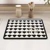 Esterilla escurridora de cocina de tierra de diatomeas transfronteriza, alfombrilla antideslizante para encimera, estilo minimalista nórdico, absorbente de agua, fácil de limpiar, alfombrilla termoaislante, producto de exportación