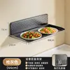 Estante de almacenamiento para baño, repisa frente al espejo del baño, estante plegable y expandible para botellas y latas, estante multifuncional para cocina