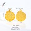 Accesorios DIY de Oro Vietnamita de Larga Duración Nuevo Colgante del Dios de la Riqueza Amarillo Estilo Chino Pulsera Collar Colgante Accesorios para Hombres y Mujeres