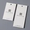 Etiqueta etiqueta de precio de ropa universal etiqueta de marca personalizada etiqueta de ropa impresión de tarjeta de papel de alta calidad personalizada