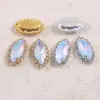 Moca Proteína Ojo de Caballo Borde Garra Diamante Cristal Hebilla Cristales de Colores Vidrio de Cristal DIY Accesorios para Vestido de Novia Piedra Cosida a Mano