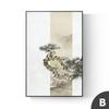 Nueva Pintura Decorativa de Entrada de Estilo Chino Pino Bambú Ciruelo Estilo Chino Pino Yingke Sala de Estar Pintura Colgante Estudio Salón de Té Mural Zen