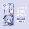 Funda para Teléfono Anime Genshin Impact Klee/Ganyu/Venti para Apple 16 Pro Max, Funda Suave Ligera Anticaídas para iPhone 17
