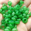 Anel Pequeno de Jade Fivela de Dinheiro Contas Soltas Artesanais DIY Acessórios de Fivela de Jade Círculo de Anel de Jade Furo Grande Contas de Ábaco Joias