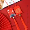 Bolsa de Bendición Personalizada Amuleto Xiangyun Bolsa Vacía Estilo Chino Templo Amuleto de Paz Bolsita de Aromas Bolsa de Fragancia Festival de Mediados de Otoño Pequeño Regalo
