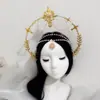 Lolita Coroa Bolsa de Material lolita Coroa Feita à Mão Natal Aniversário Exagerado Desfile Acessórios de Cabeça