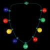 Collar Luminoso Collar de Navidad Accesorios para Fiesta de Navidad Bombilla de Luz Adornos Luminosos 9 Luces Cadena de Luces LED Luminosa