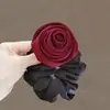 Corda de Cabeça Rosa Anel de Cabelo Intestino Grosso 2025 Acessórios de Cabelo de Nicho Moda Elegante Novo Tendão de Borracha Durável Doce Menina Textura