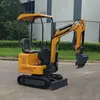 Exportado a África: Excavadora Mini de Oruga Montable para Infraestructura, Mini Máquina Multifuncional de 1 Tonelada para Zanjeo Agrícola