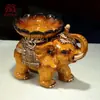 Plato de Frutas de Elefante de Resina para Mesa de Café en Casa, Charola de Frutas para el Hogar en Interiores, Plato de Ofrendas, Adorno Decorativo