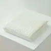 Toalla Fina de Gasa Arrugada Estilo Japonés, Suave, Absorbente, Transpirable, Hidratante, Toalla para Lavado Facial, Color Liso, Sencilla y Amigable con la Piel
