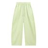 Love and Nancy Trece Líneas Minimalista Primavera Cordón Elástico en la Cintura Holgado Versátil Ligero Exterior Scimitar Pantalones Casuales 11570