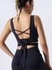 [Modelo Personalizado] Sujetador Deportivo para Mujer Fitness Espalda Sexy Yoga Sujetador Correa de Escote Profundo Ropa Interior Pedido Mínimo 300 Piezas