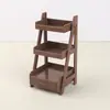Mini Estante de Flores Miniatura Estante de Almacenamiento Modelo Pequeño Casa de Juego Juguete Mini Escena Artificial Casa de Muñecas Adornos de Postres