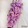 Ramas Simuladas de Flor de Durazno, Flores Artificiales con Acabado de Lujo, Decoraciones Realistas para Sala de Estar, Ramas de Árbol Falsas, Flores para Bodas, Arreglo de Escena, Flores de Seda