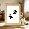 Impressão de Pata de Animal de Estimação Pegada de Mão Pegada de Pé Carimbo de Argila Moldura de Foto Gato Cachorro 6 Polegadas 7 Polegadas 8 Polegadas 10 Pequena Moldura de Foto