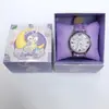 Reloj de cuarzo multifuncional Kulomi con puntero para niños, bonito reloj de dibujos animados luminoso, resistente al agua y de alto valor de color.