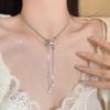 Una variedad de métodos de uso ~ cadena de clavícula con borla de mariposa para mujer, estilo frío ins, accesorios de alta gama, temperamento suave, collar de influencer