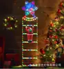 Fio de Luzes de Natal LED Mais Vendido no Exterior Luzes de Escada para Feriados Decoração de Beirais à Prova d'Água Luzes de Atmosfera de Natal