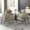 Conjunto de Mesa e Cadeiras de Negociação de Alto Padrão para Escritórios de Vendas, Hotéis de Lazer, Áreas de Recepção, Mesas e Cadeiras de Varanda, Lojas de Chá com Leite, Salões de Beleza e Cadeiras de Recepção