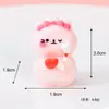 Nova Maquiagem Animal Gato Rosa Coelho Branco Filhote Figura de Maquiagem Árvore Maluca de Escritório Acessórios de Resina Enfeites Atacado