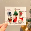 Broche de joyería de aceite de goteo de alta gama estilo bosque caricatura 2026 nuevo pin al por mayor insignia navideña linda europea y americana