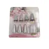 Conjunto Combinado de Saco de Confeitar de Aço Inoxidável para Venda por Atacado Novo Criativo Transfronteiriço Ferramentas de Confeitaria DIY para Bolo com Creme em Estoque