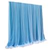 Cortina de gasa para fondo de boda de fábrica transfronteriza cortina de tela fondo de boda gasa escena de cumpleaños decoración de pared de cortina en vivo