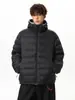 Chaqueta de Algodón Ligera con Capucha Dopamina para Hombre y Mujer Chaqueta de Invierno Acolchada con Puños y Cintura Acanalados Ropa de Abrigo para Parejas