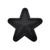 Mini estrella de cinco puntas PVC sello de goma suave ropa zapatos y sombreros accesorios parche pegatinas de tela estrella de cinco puntas bordado pegatinas de tela al por mayor