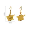 Ganchos Base para Aretes de Acero Inoxidable con Patrones Geométricos Electroplateados al Vacío, Colgantes para Aretes, Marcos Hechos a Mano para DIY