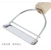 Pelador de manzanas de madera para cocina, artefacto multifuncional para pelar melones y frutas, cuchillo para frutas, pelador de patatas, cuchillo raspador de acero inoxidable