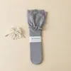 Calcetines Blancos Finos de Verano para Mujer con Puntos, Borde de Encaje, Estilo Ballet, Transpirables, Calcetines Tobilleros Mary Jane con Lazo