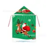 Capas Navideñas Impresas de Fábrica Hechas a Medida Transfronterizas con Papá Noel, Muñeco de Nieve, Reno y Varios Animales de Dibujos Animados