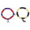 Pulseira com Pingente de Aranha Mais Vendida Transfronteiriça Pulseira de Cristal de Opala Natural Pulseira Magnética para Casal