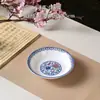 Tigelas domésticas, pratos, louças de porcelana azul e branca, tigelas de arroz domésticas de alta temperatura de porcelana Jingdezhen, travessas, panelas de sopa, pratos para peixe, colheres