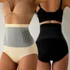Pantalones Abdominales de Cintura Alta Sin Costuras Transfronterizos Pantalones Moldeadores Corporales Postparto Tallas Grandes Ajustados Antiarrugas en Cadera