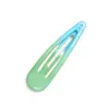 Pin de Color Caramelo Degradado Forma de Gota de Agua Pin BB Estilo Coreano Pin para Flequillo Lateral Lacado Pin para el Pelo de Estudiante Lindo con Lentejuelas Accesorio para el Cabello