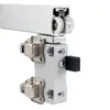 Armario de metal accesorios especiales para herrajes de puerta corredera plegable de montaje abierto riel de polea colgante para puerta corredera de vestidor abierto