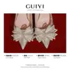 Zapatos de boda de una sola tira color champán francés, zapatos de novia para mujer otoño/invierno, nuevo estilo 2026, vestido de novia He Xiu, versátiles para boda y compromiso, tacones altos